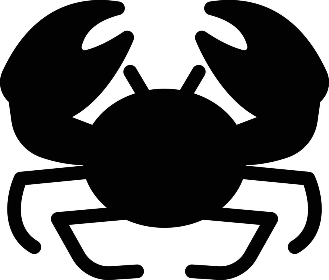 crab vector illustration on a background.Premium quality symbols.vector icons for concept and graphic design.