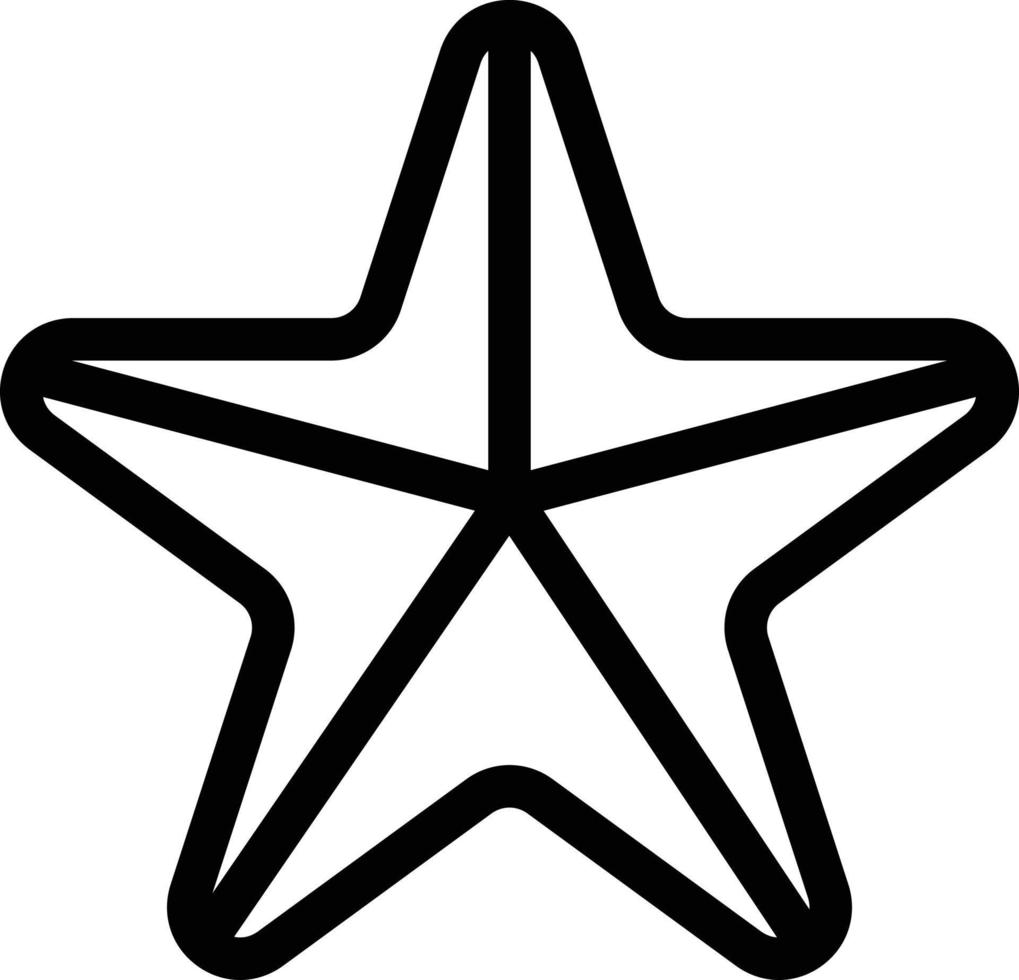 ilustración vectorial de estrellas de mar en un fondo. símbolos de calidad premium. iconos vectoriales para concepto y diseño gráfico. vector