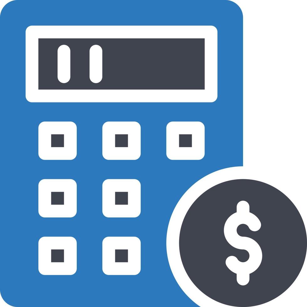 calculator vector illustration on a background.Premium quality symbols.vector icons for concept and graphic design.