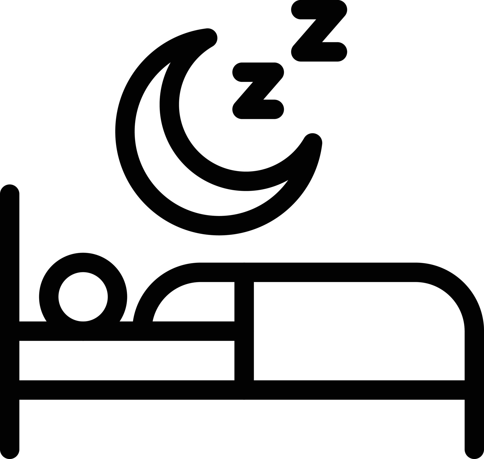 sleep vector illustration on a background.Premium quality symbols