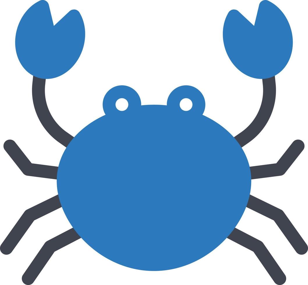 crab vector illustration on a background.Premium quality symbols.vector icons for concept and graphic design.