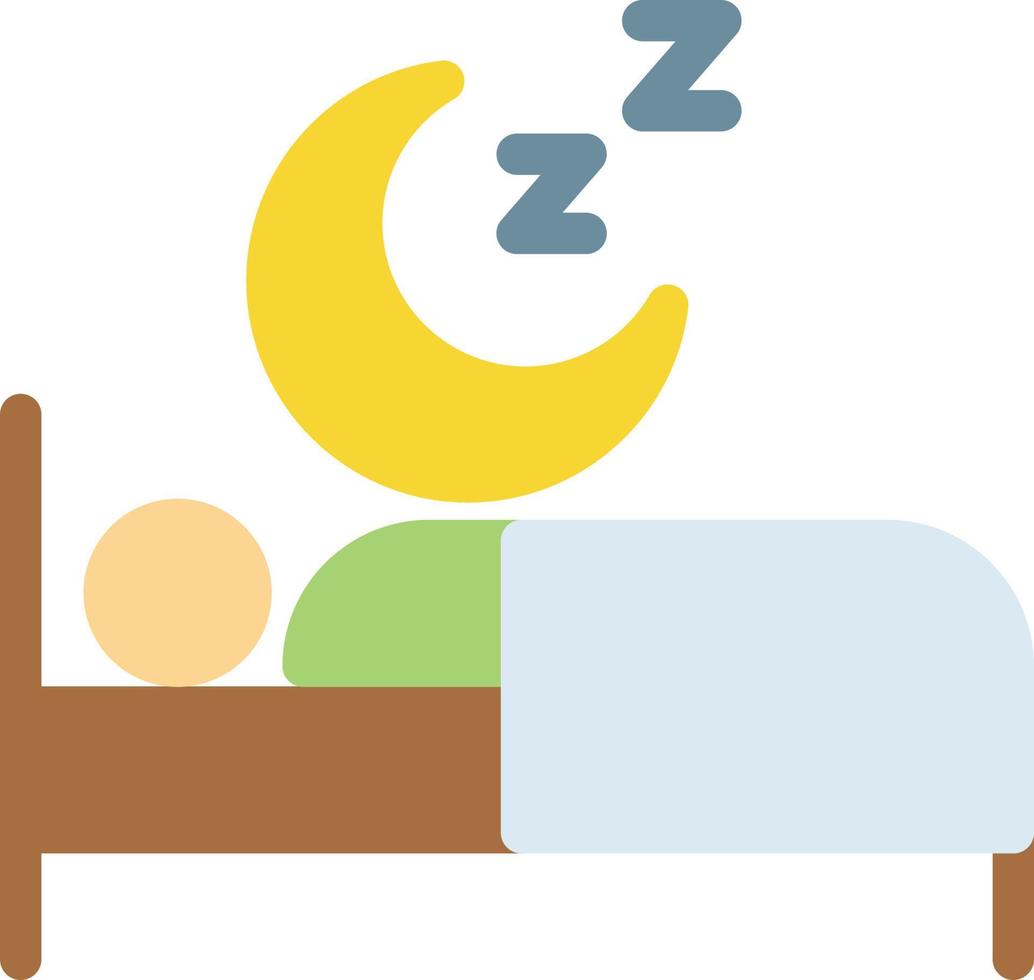 ilustración de vector de cama en un fondo. símbolos de calidad premium. iconos vectoriales para concepto y diseño gráfico.