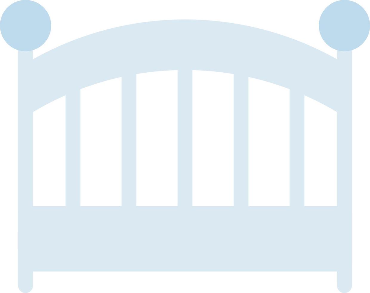 baby bed vector illustration on a background.Premium quality symbols.vector icons for concept and graphic design.