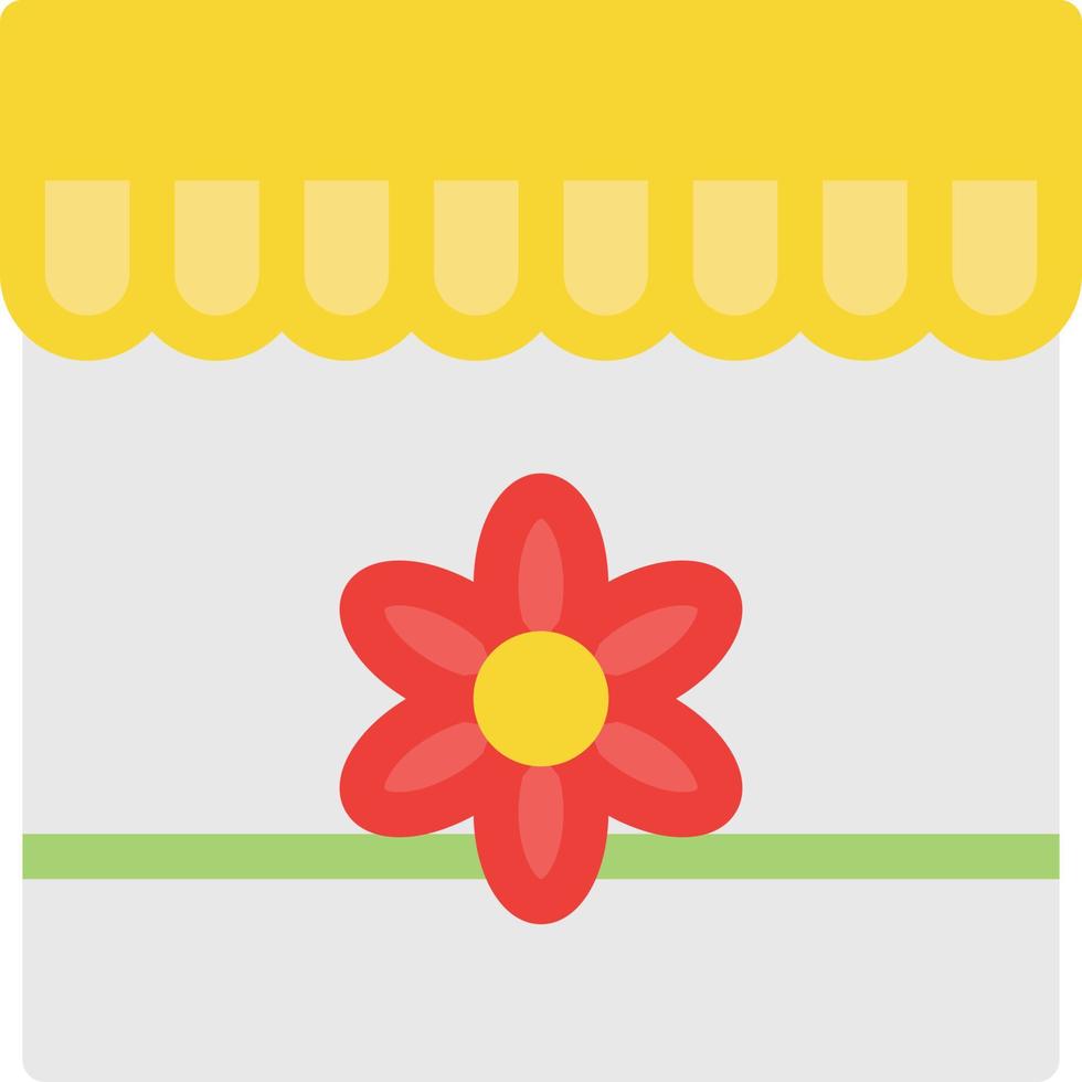 floristería ilustración vectorial sobre un fondo.símbolos de calidad premium.iconos vectoriales para concepto y diseño gráfico. vector