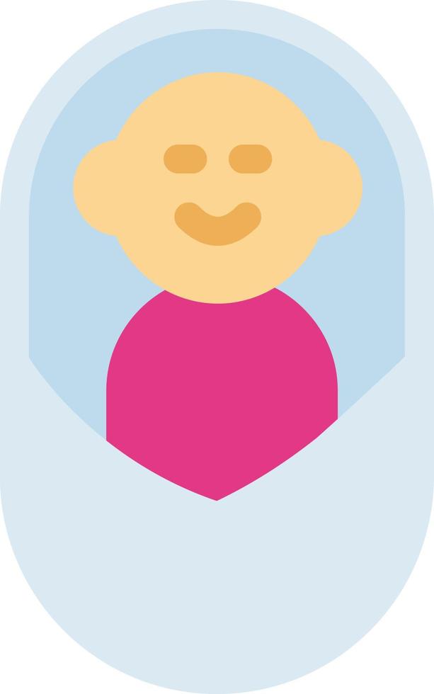 ilustración de vector de niño pequeño en un fondo. símbolos de calidad premium. iconos vectoriales para concepto y diseño gráfico.