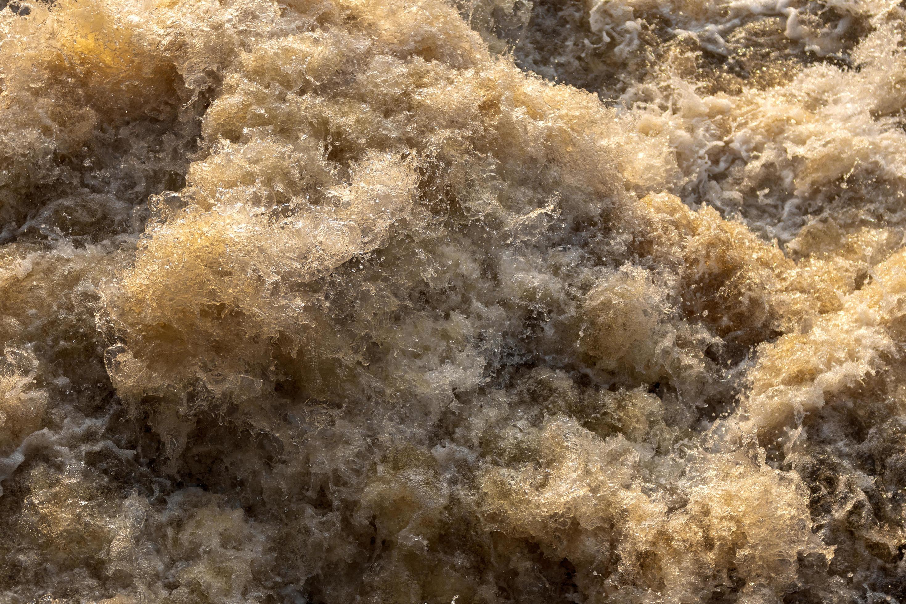 The surface of the water is turbid and severe. 7674830 Stock Photo at