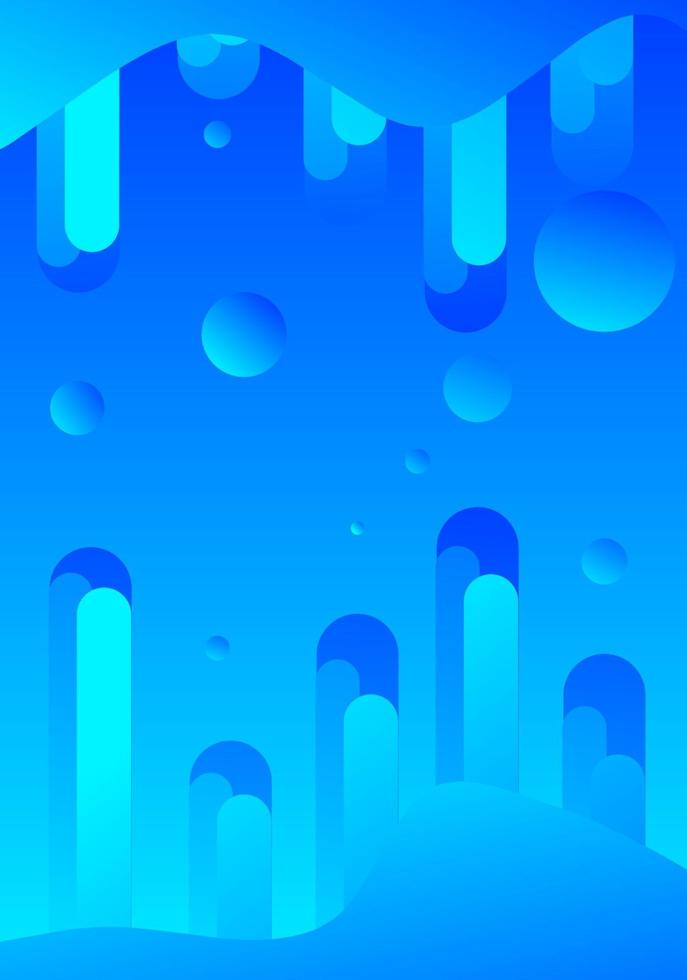 blue gradient sky blue abstract background. can be used as wallpaper, poster or something else vector