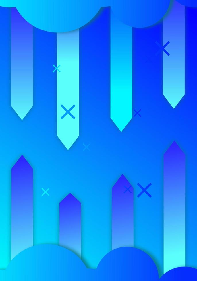 Fondo abstracto azul cielo degradado azul. se puede utilizar como papel tapiz, afiche o cualquier otra cosa vector