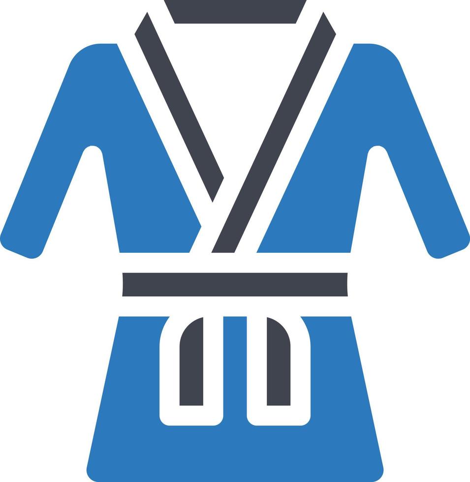 karate dress vector illustration on a background.Premium quality symbols.vector icons for concept and graphic design.