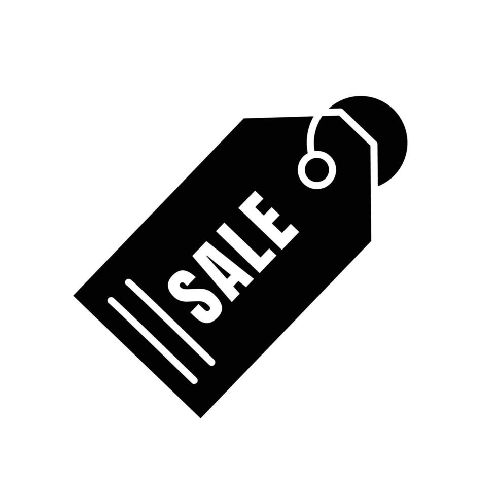 Sale icon. solid icon style. suitable for business icon. simple design editable. Design template vector