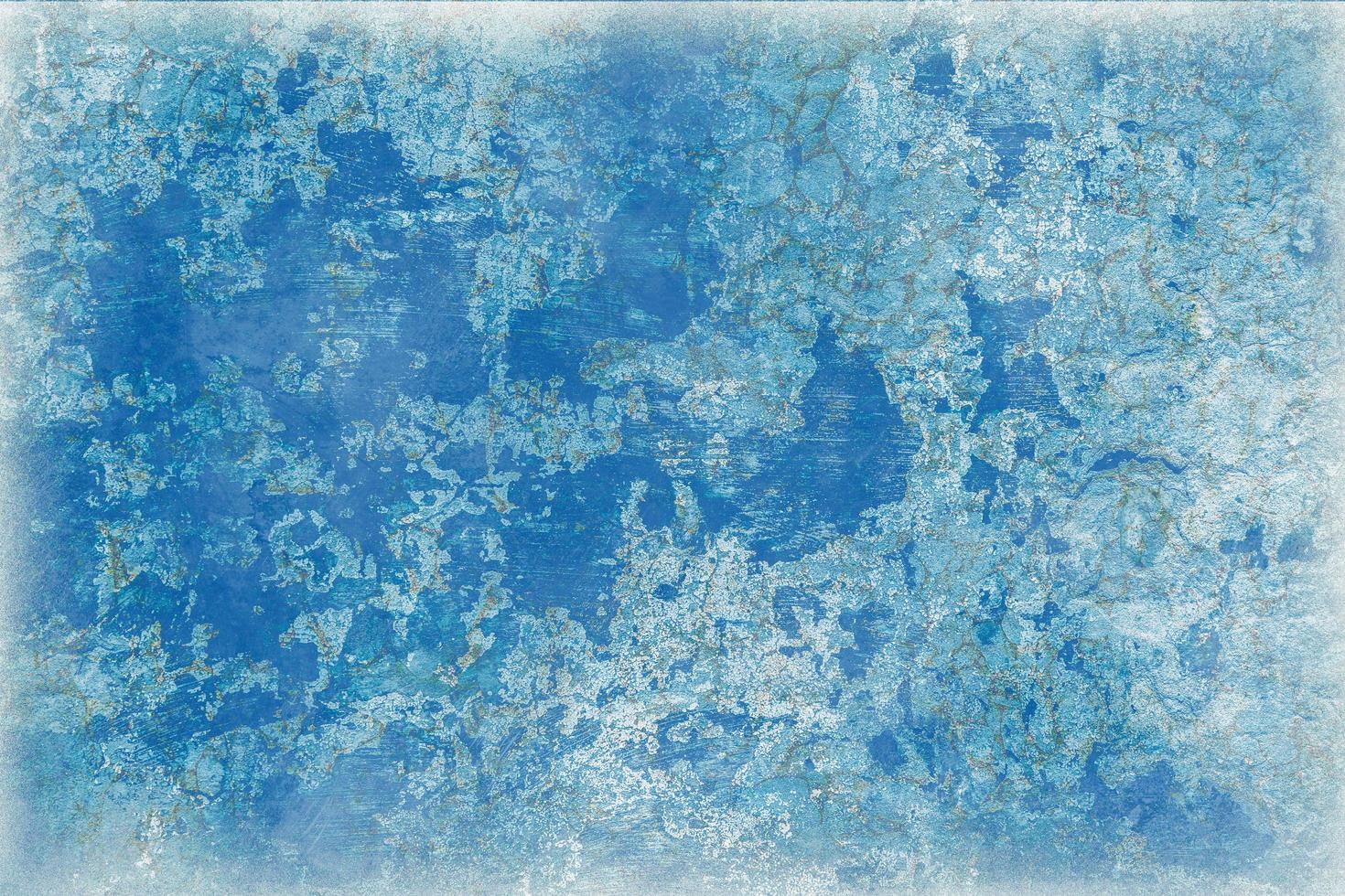 Cold blue background in the form of a texture similar to ice, old wall or water photo