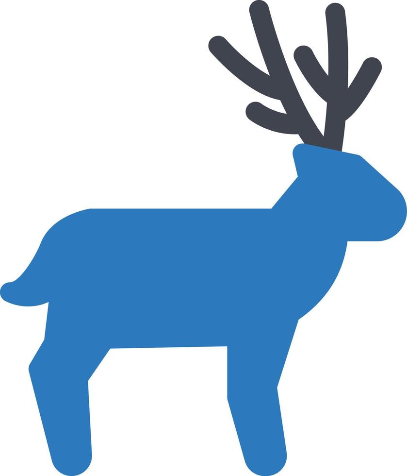 reindeer vector illustration on a background.Premium quality symbols.vector icons for concept and graphic design.