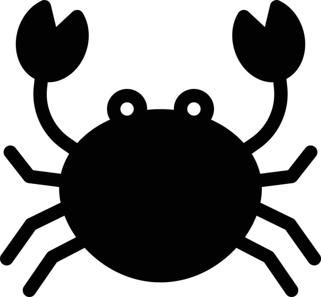 crab vector illustration on a background.Premium quality symbols.vector icons for concept and graphic design.