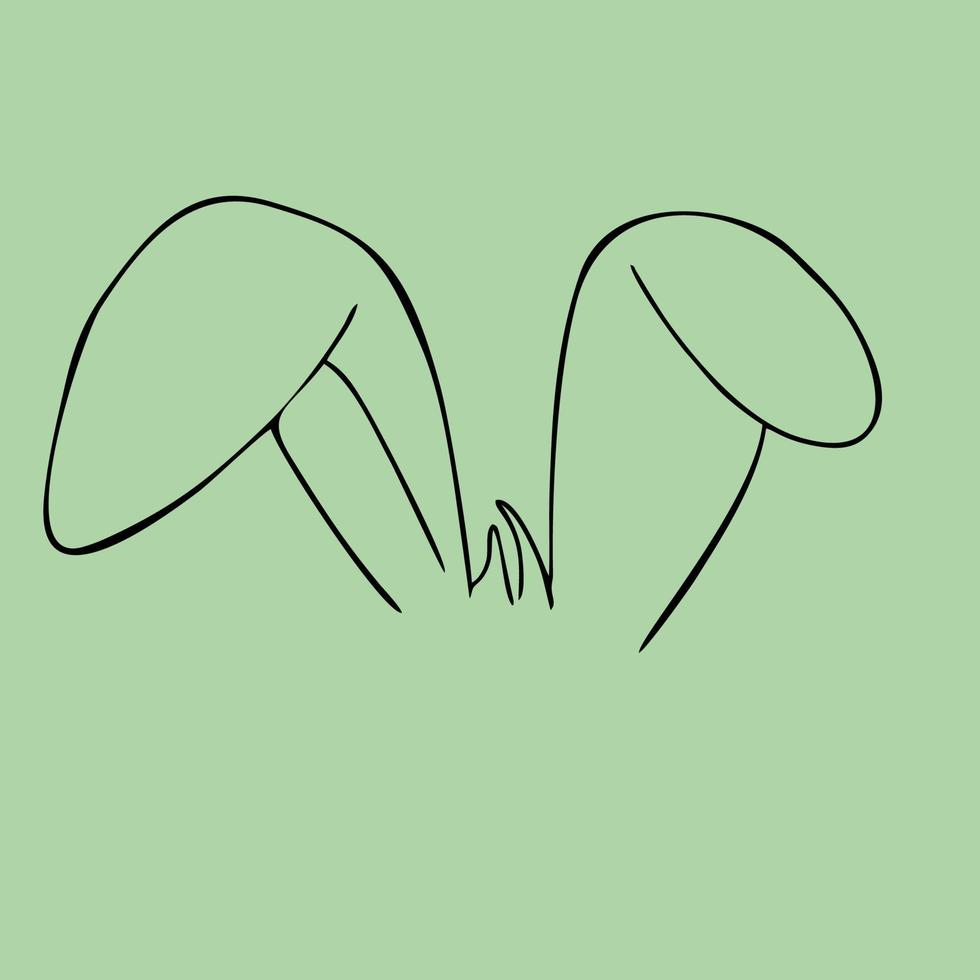 rabbit hid,vector illustration 7677144 Vector Art at Vecteezy