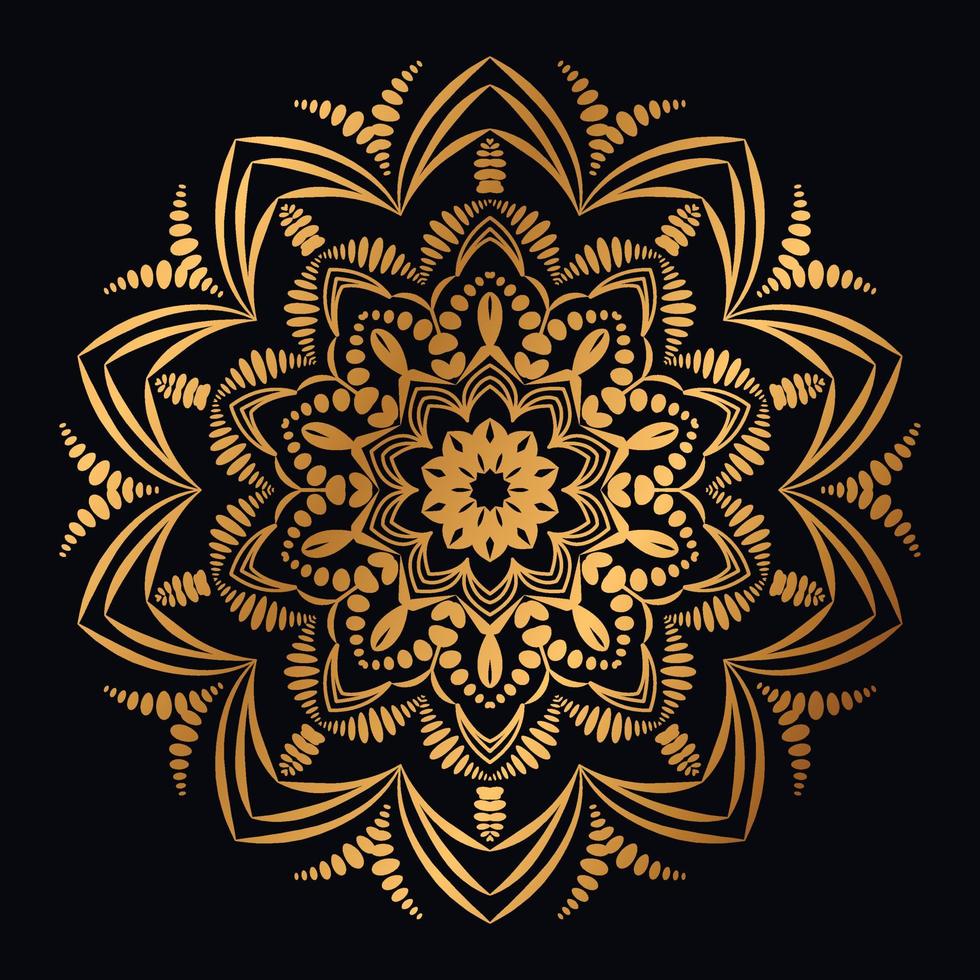 Gradient Mandala Background Design vector