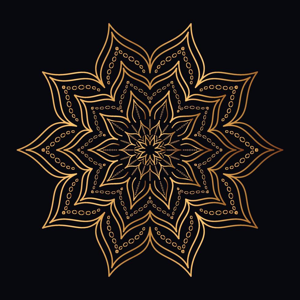 plantilla de diseño de vector de mandala creativo