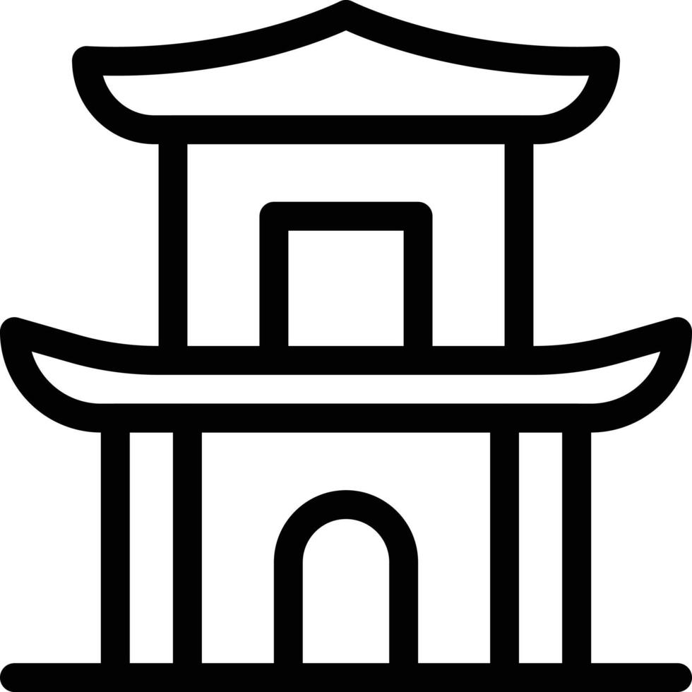 pagoda vector illustration on a background.Premium quality symbols.vector icons for concept and graphic design.
