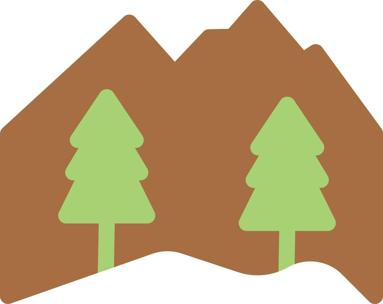 hills vector illustration on a background.Premium quality symbols.vector icons for concept and graphic design.