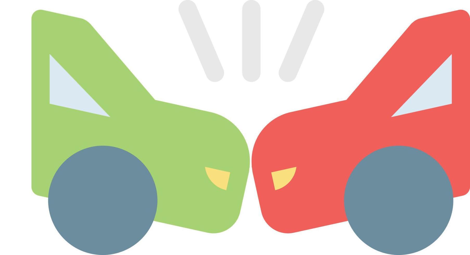 car accident vector illustration on a background.Premium quality symbols.vector icons for concept and graphic design.