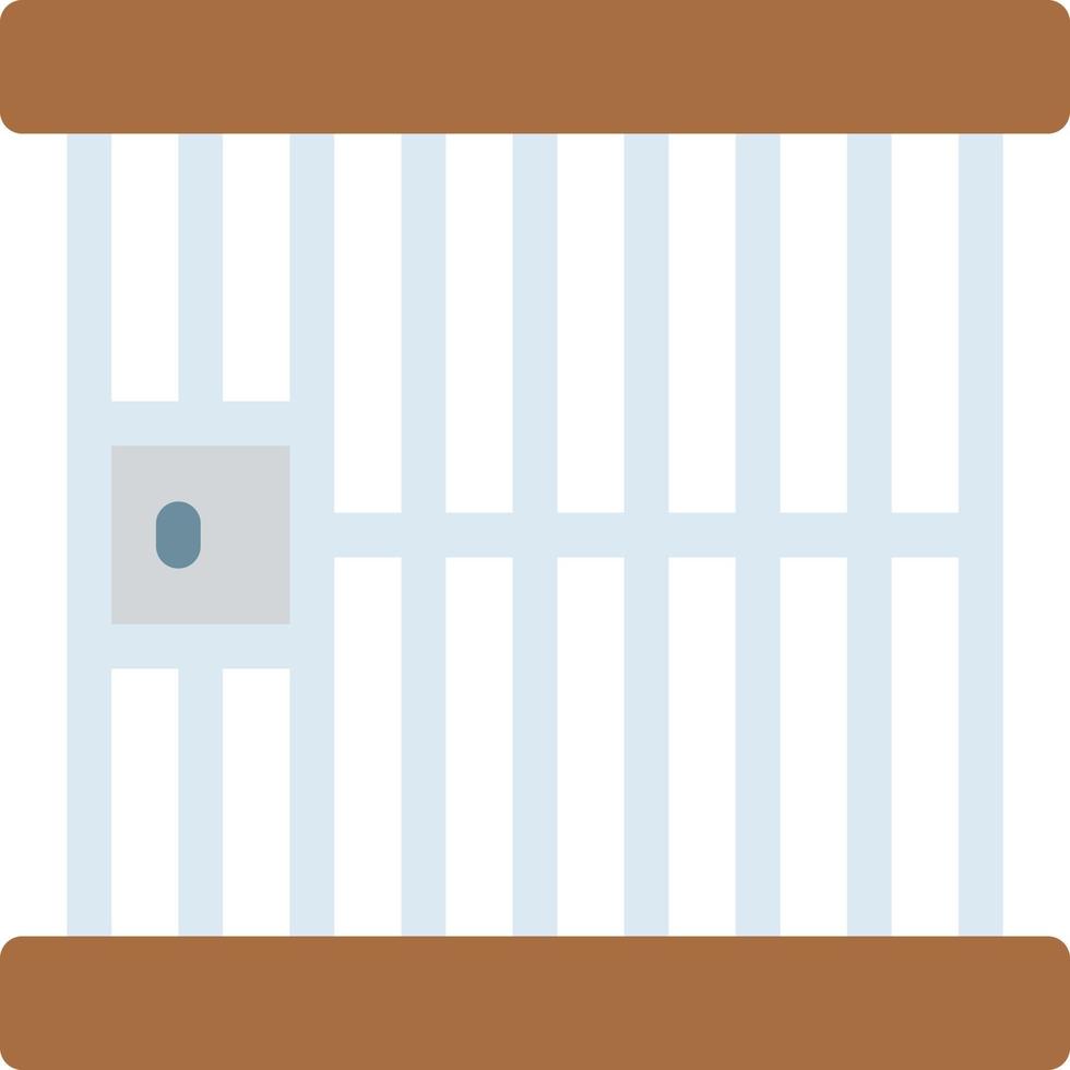 jail vector illustration on a background.Premium quality symbols.vector icons for concept and graphic design.