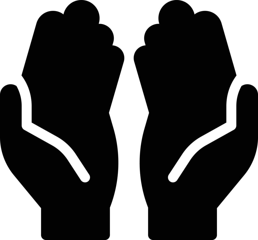 hand prayer vector illustration on a background.Premium quality symbols.vector icons for concept and graphic design.