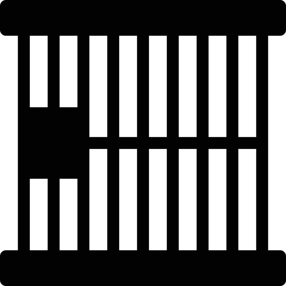 jail vector illustration on a background.Premium quality symbols.vector icons for concept and graphic design.