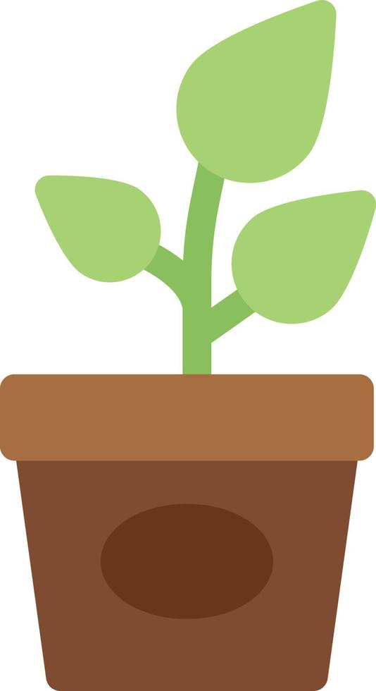 ilustración de vector de planta en un fondo. símbolos de calidad premium. iconos vectoriales para concepto y diseño gráfico.