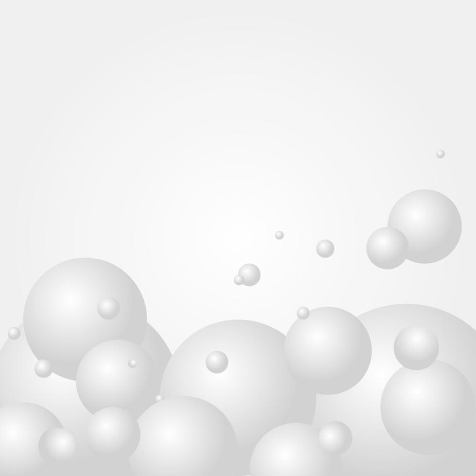White background. Abstract design. A light poster with circles. vector
