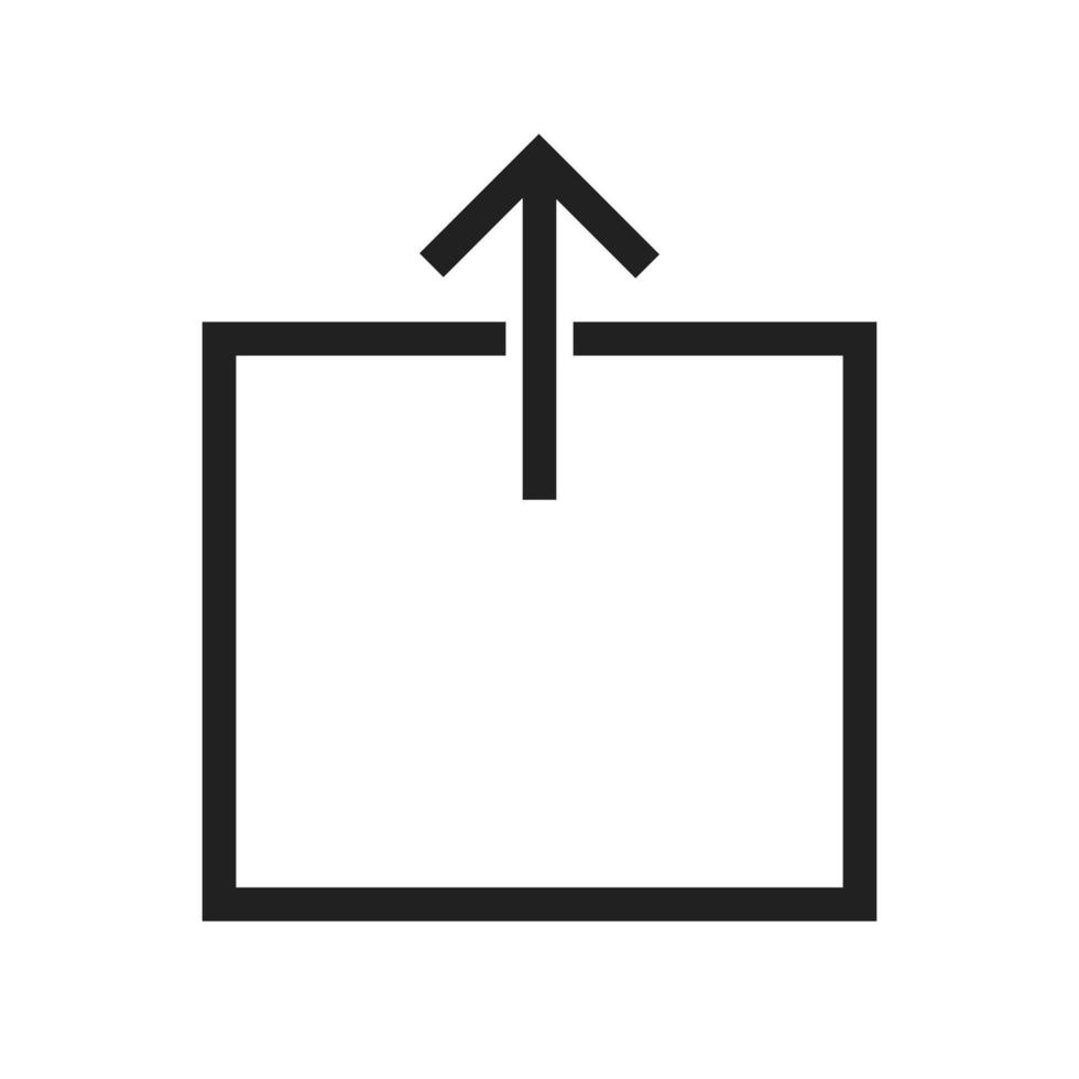 Launch Line Icon vector