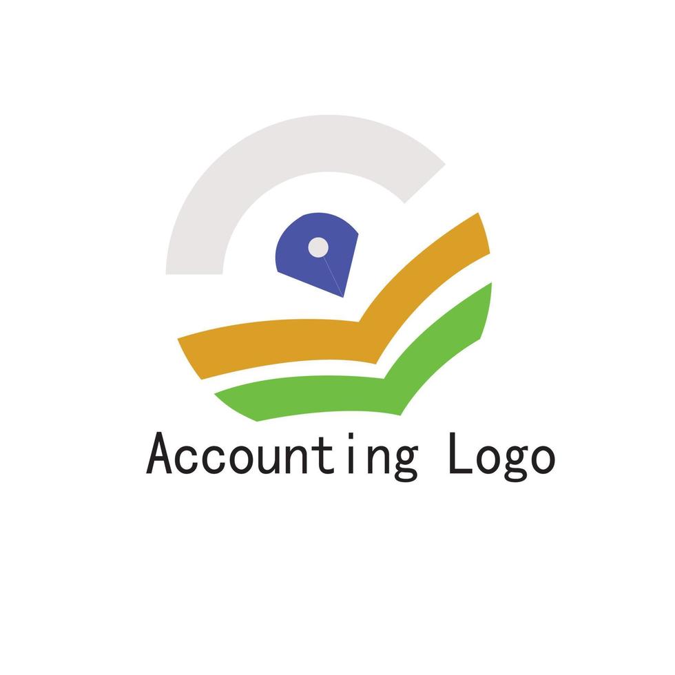 it is an accounting logo vector