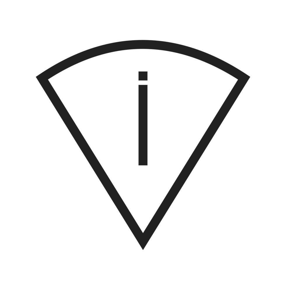 Perm Scan Wifi Line Icon vector