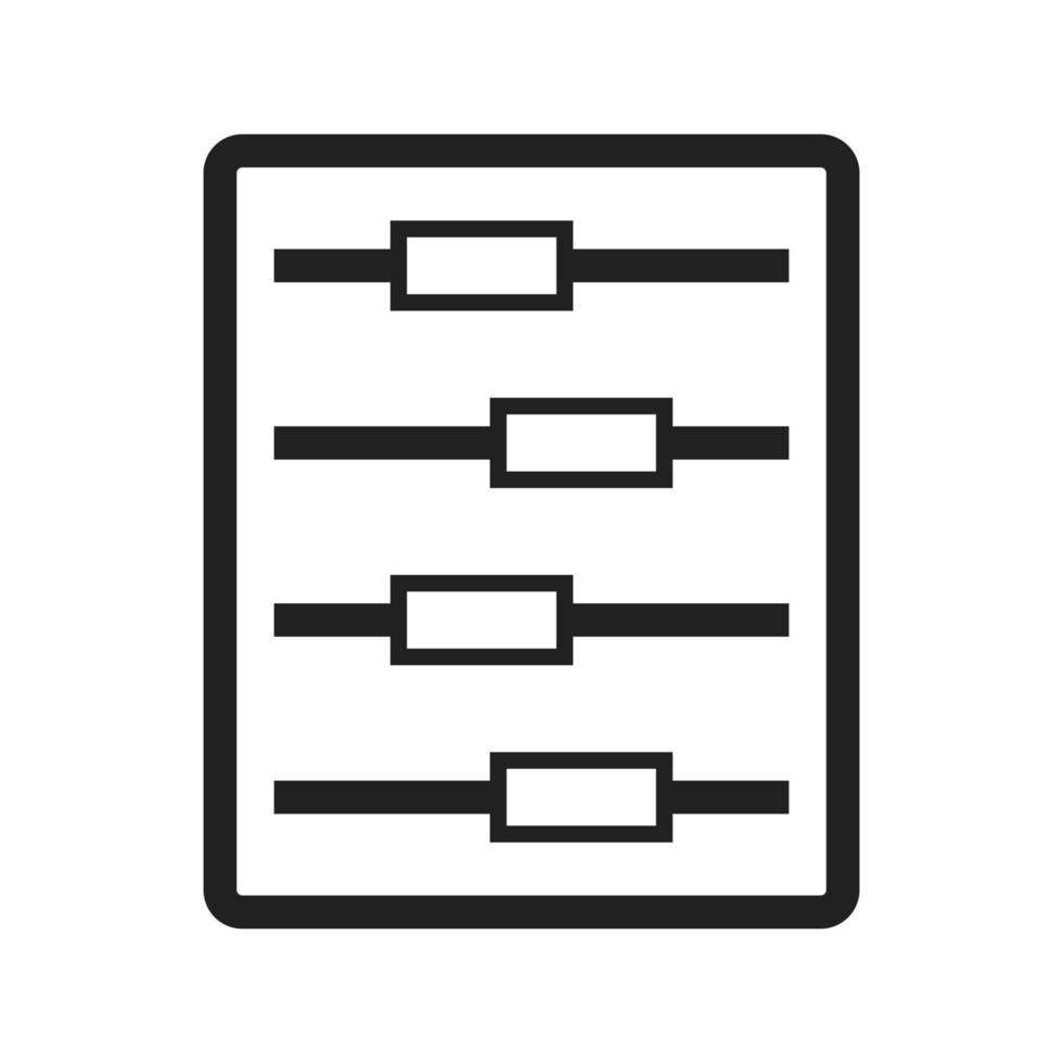 Track Changes Line Icon vector