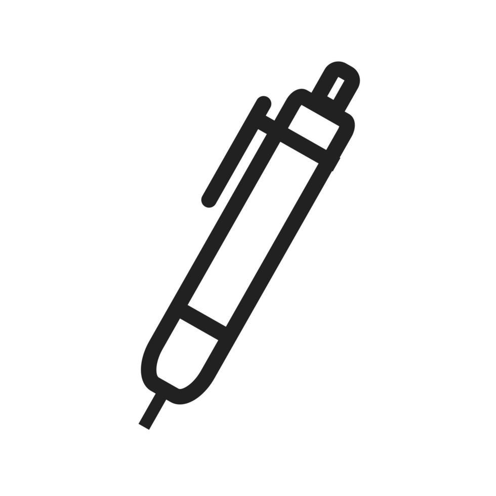 Fountain Pen Line Icon vector