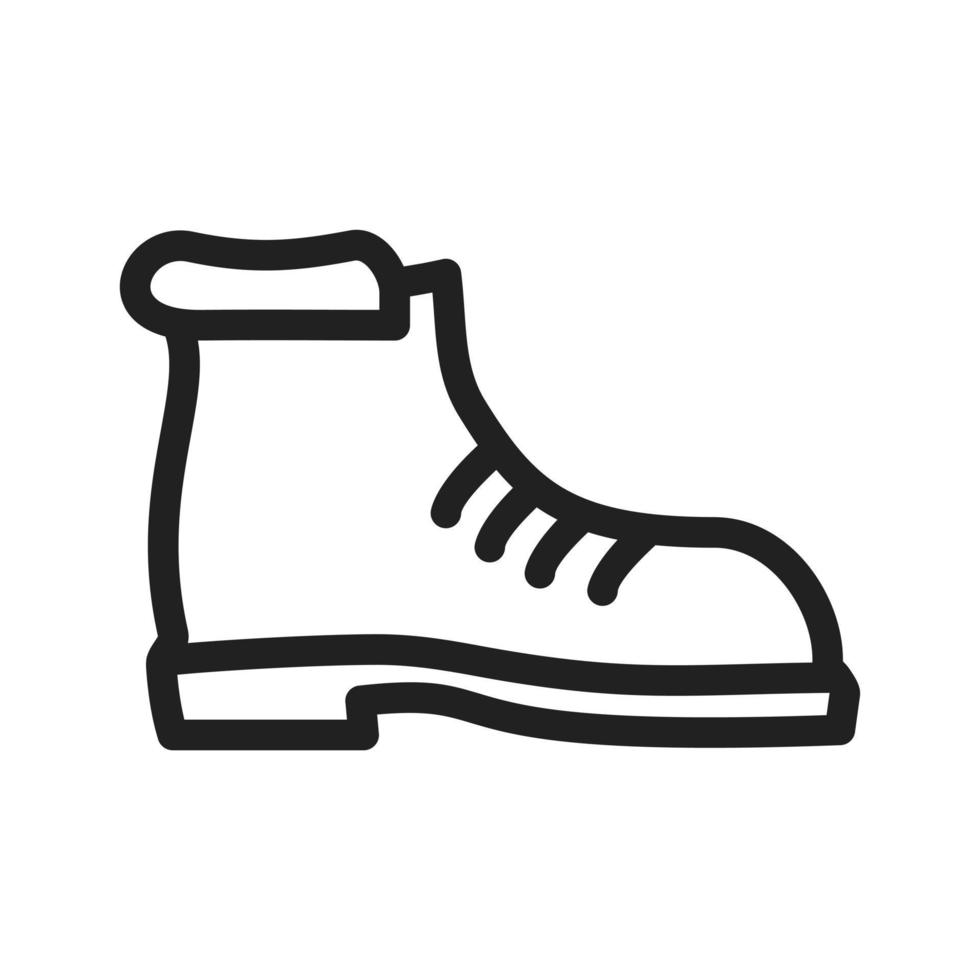 Camping Boot Line Icon vector