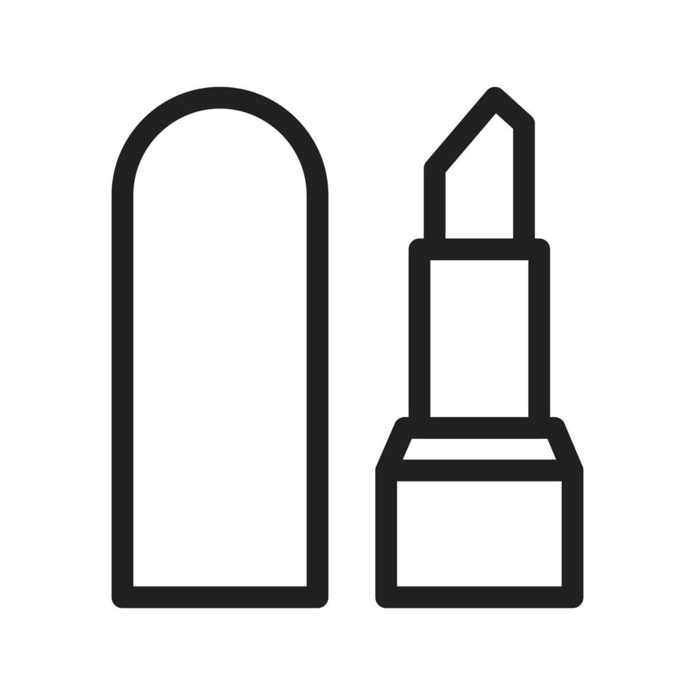 Lipstick Line Icon vector