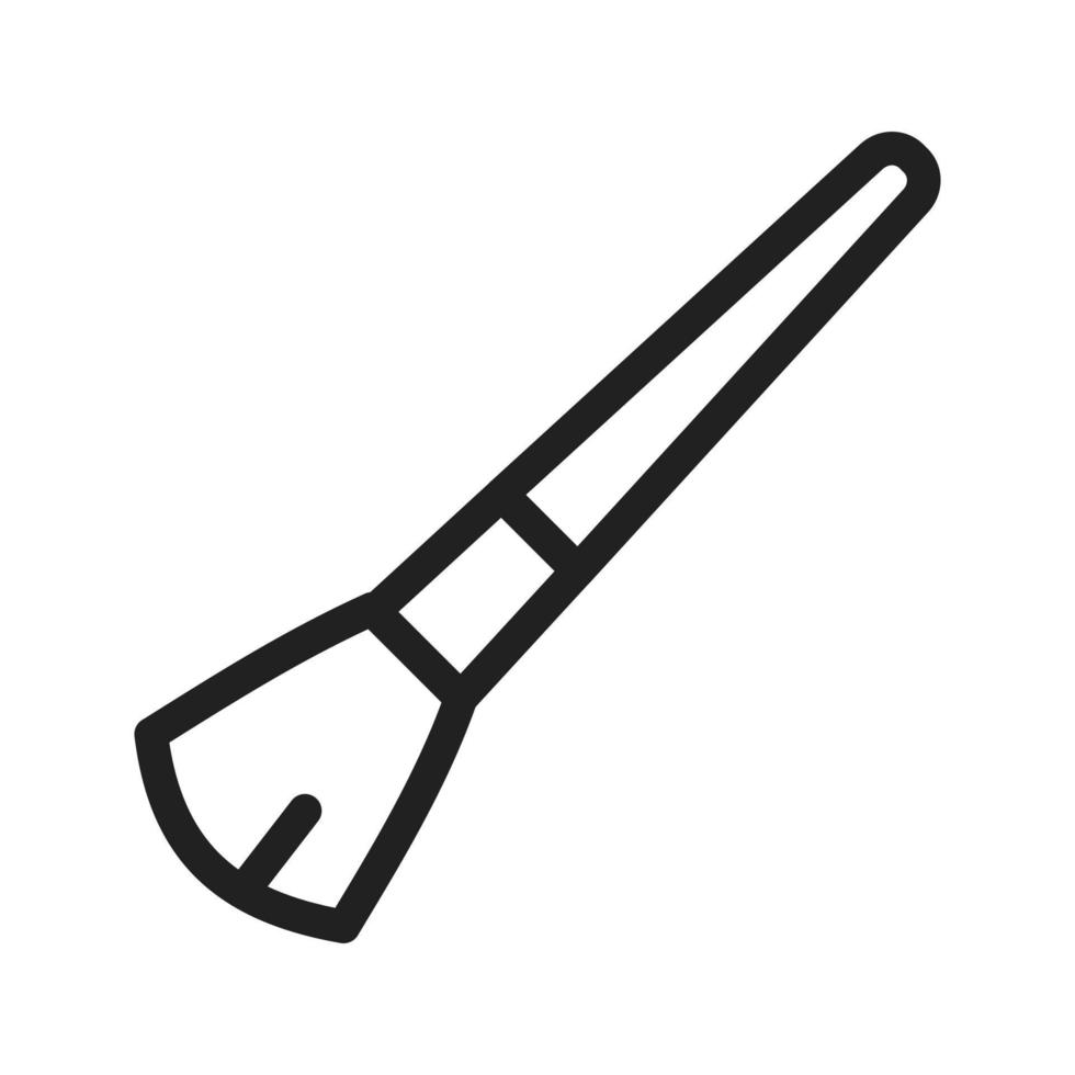 Blushon Brush Line Icon vector