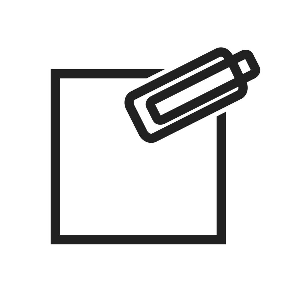 Attachment Line Icon vector