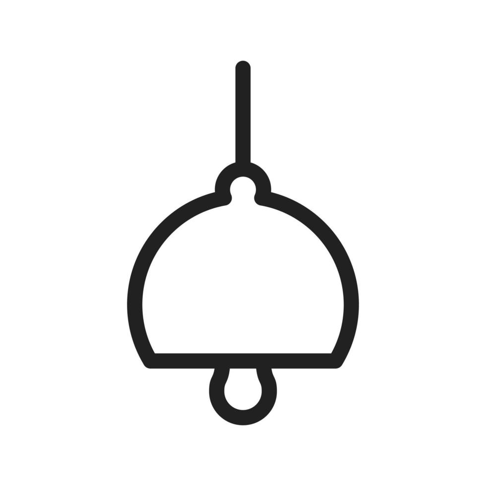 Ceiling Light Line Icon vector