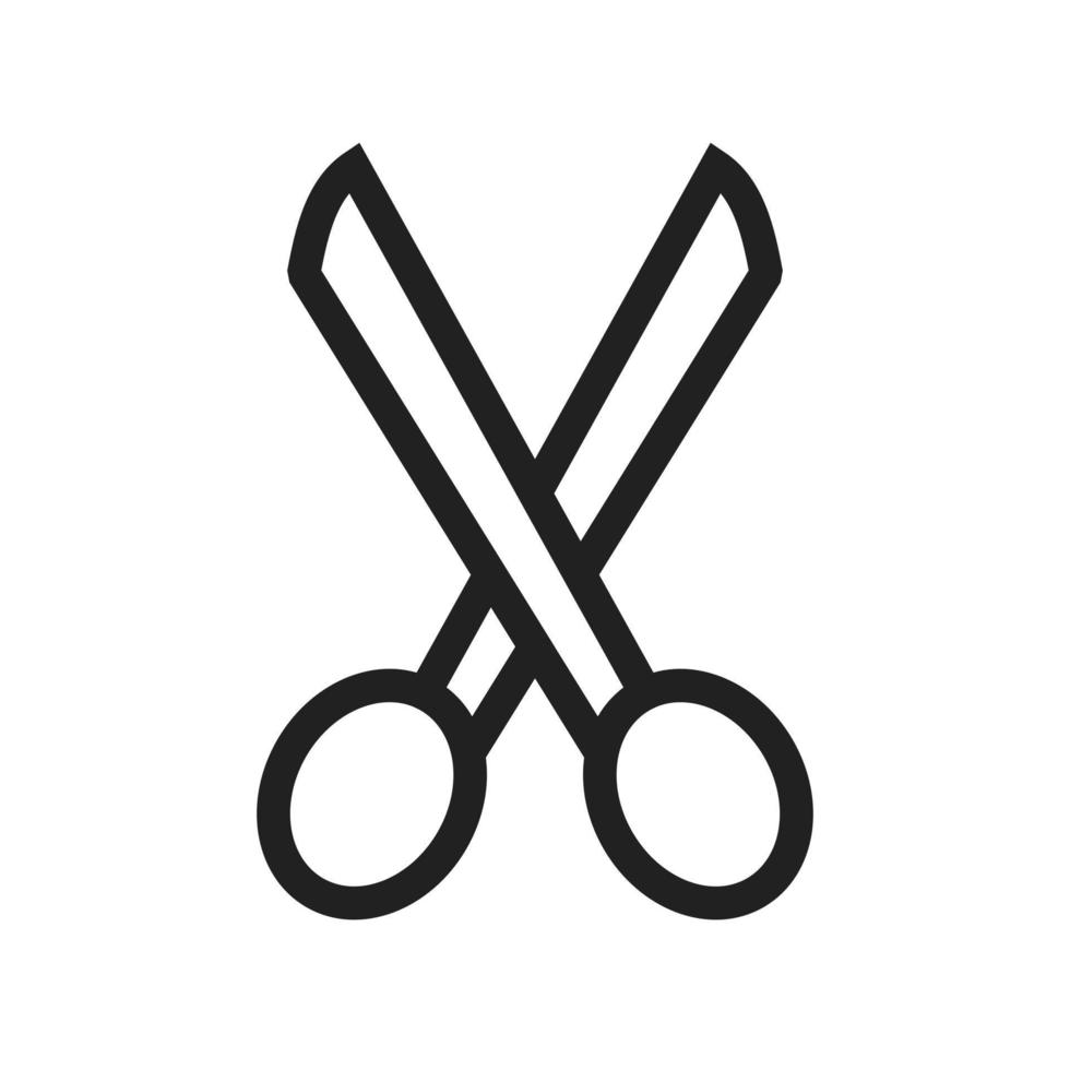 Scissors Line Icon vector