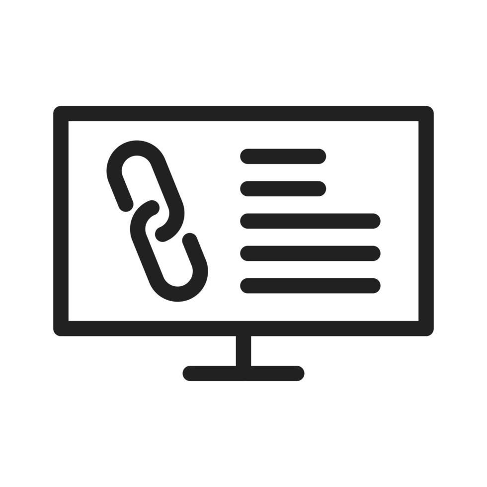 Connection History Line Icon vector