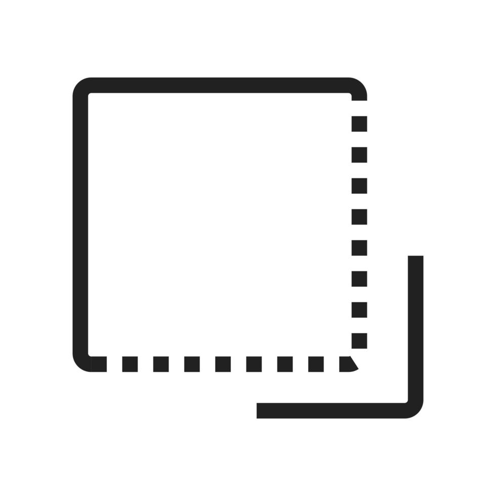 Flip to Front Line Icon vector