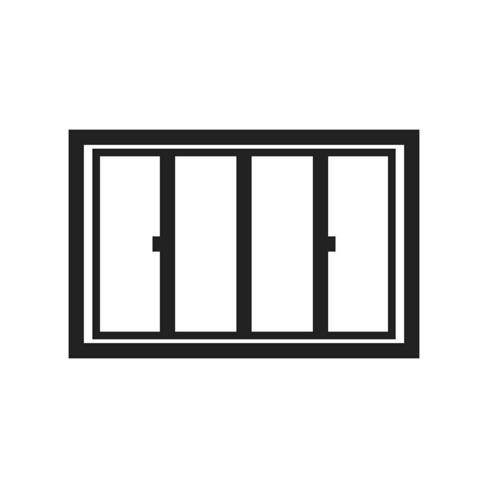 Windows Line Icon vector