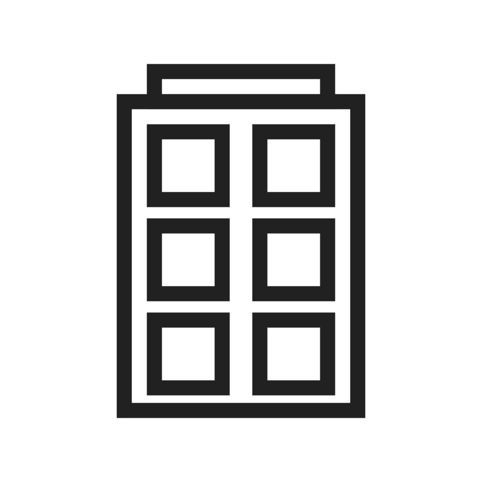 Building Line Icon vector