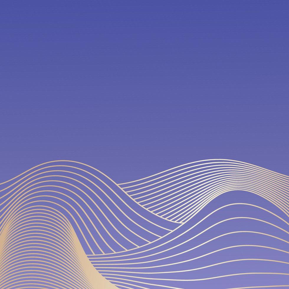 Violet Night sky Abstact background. Night sky above hills concept. Can be used as vine wrapping design. vector