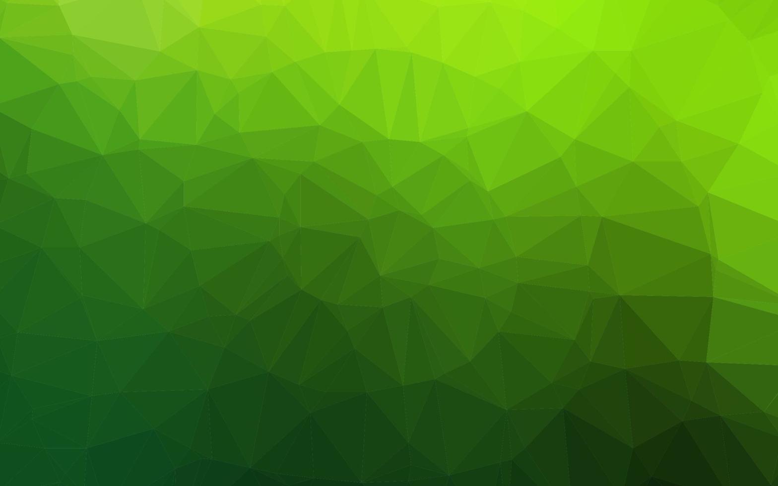 Light Green vector abstract polygonal texture.