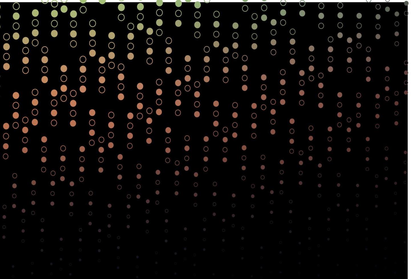 Dark Green, Red vector layout with circle shapes.