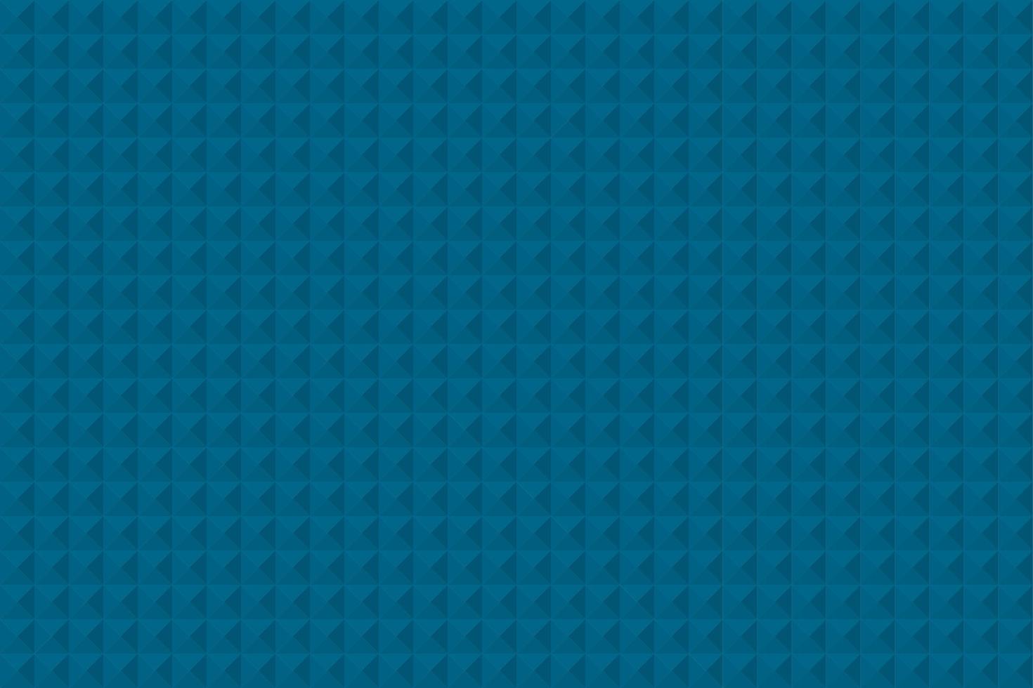 Abstract geometric pyramid turquoise background, triangle shape pattern turquoise background, light and shadow on blue paper background vector