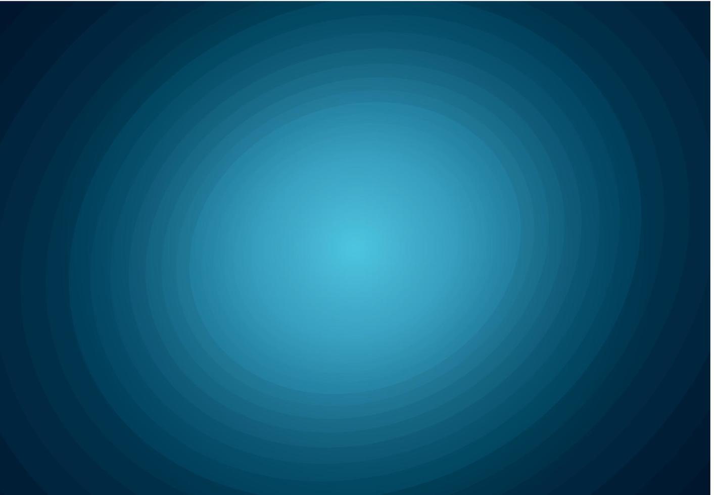 El fondo degradado azul ovalado abstracto tiene espacio en blanco vector
