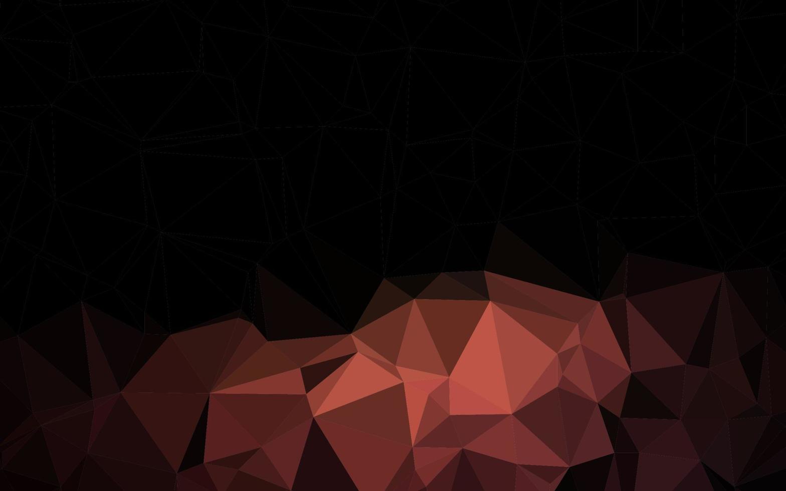 Fondo de mosaico abstracto de vector rojo oscuro.