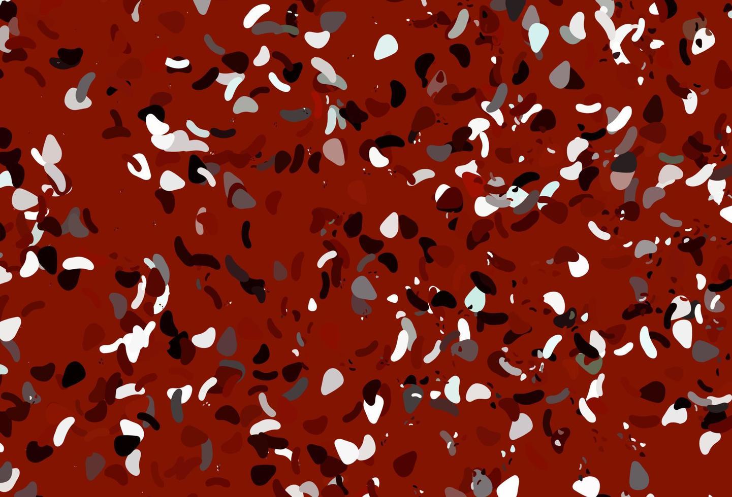 Light red vector pattern with chaotic shapes.